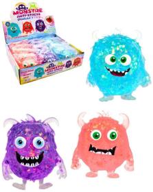 Čertík mačkací míček strečový 7cm antistresový 3 barvy