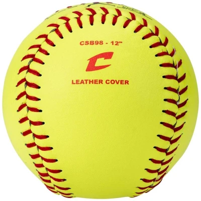 CHAMPRO Fastpitch míček softballový 12 žlutý kožený