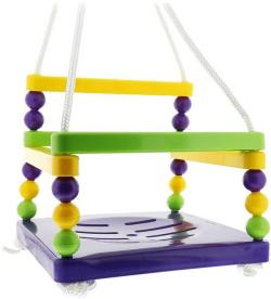Chemoplast Houpačka závěsná dětská 32x32cm se zábranou plast 3 barvy