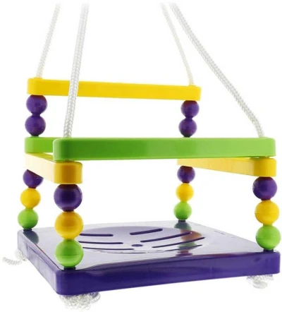 Chemoplast Houpačka závěsná dětská 32x32cm se zábranou plast 3 barvy