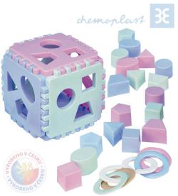 Chemoplast Kostka Baby MIMI na vkládání tvarů set s kousátky Chemoplast Kostka Baby MIMI na vkládání tvarů set s kousátky