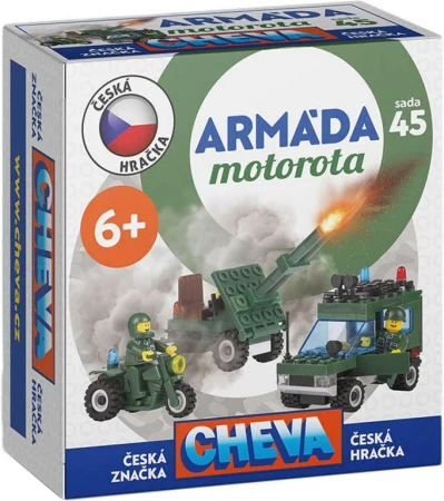Cheva CHEMOPLAST 45 Armáda: Motorota (stavebnice) Cheva CHEMOPLAST 45 Armáda: Motorota (stavebnice)