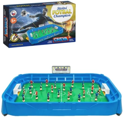 Cheva CHEMOPLAST Hra FUTBAL Stolný futbal Champiion cvrnkací (spoločenská hra) Cheva CHEMOPLAST Hra FUTBAL Stolný futbal Champiion cvrnkací (spoločenská hra)