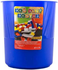Cheva CHEMOPLAST Koš plný kostek 360-400 dílků různé druhy (stavebnice)