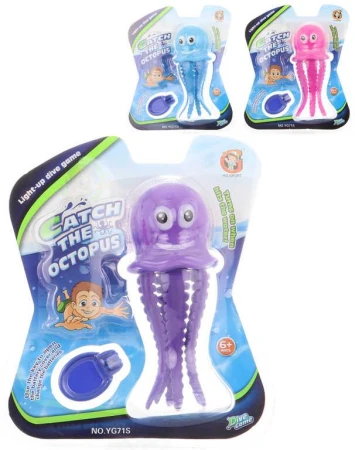 Chobotnice na potápění do vody na baterie Světlo 3 barvy Chobotnice na potápění do vody na baterie Světlo 3 barvy