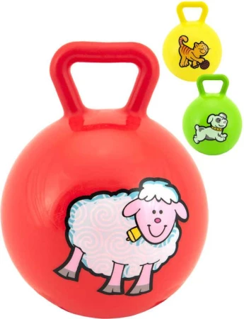 Chrastítko baby loptička s úchytom 14cm so zvieratkom 3 druhy pre bábätko guma Chrastítko baby loptička s úchytom 14cm so zvieratkom 3 druhy pre bábätko guma