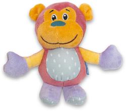Chrastítko baby zábrana do kočárku hrošík + opička mix závěs pro miminko