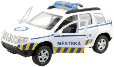 City Collection auto osobní SUV policie 10cm na baterie Světlo Zvuk