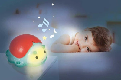 Clementoni Baby projektor beruška noční obloha na baterie Světlo Zvuk