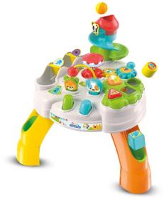 Clementoni Baby veselý hrací stolek s aktivitami na baterie Světlo Zvuk