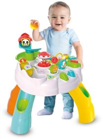 Clementoni Baby veselý hrací stolek s aktivitami na baterie Světlo Zvuk