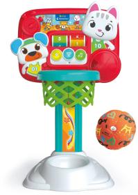 Clementoni CLEMMY Baby koš basketbalový na baterie Světlo Zvuk