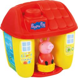 Clementoni CLEMMY Baby kyblík domeček Peppa Pig set 6 soft kostek s figurkou Clementoni CLEMMY Baby kyblík domeček Peppa Pig set 6 soft kostek s figurkou