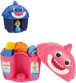 Clementoni CLEMMY BabyShark kostky 6ks s figurkou v kyblíku pro miminko Clementoni CLEMMY BabyShark kostky 6ks s figurkou v kyblíku pro miminko