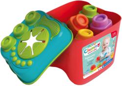 Clementoni CLEMMY Set sensorický vkládací kyblík + 15 soft kostek pro miminko