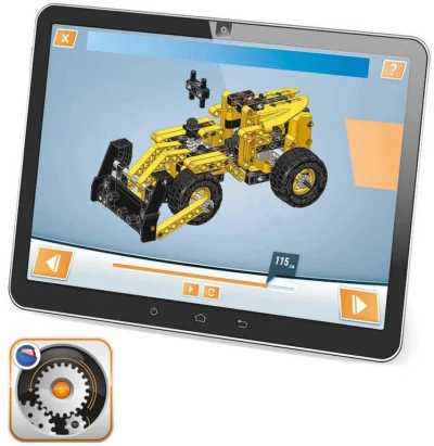Clementoni Mechanická laboratoř Buldozer 10v1 (stavebnice)