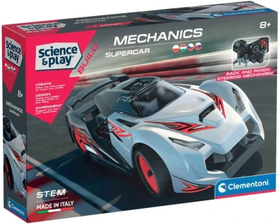 Clementoni Mechanická laboratoř Závodní auto Supercar 100 dílků (stavebnice) Clementoni Mechanická laboratoř Závodní auto Supercar 100 dílků (stavebnice)