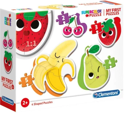 Clementoni Moje první tvarované puzzle Ovoce baby skládačka 4v1 Clementoni Moje první tvarované puzzle Ovoce baby skládačka 4v1