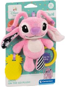 Clementoni PLYŠ Angel (Stitch) baby kousátko chrastítko pro miminko