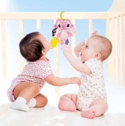 Clementoni PLYŠ Angel (Stitch) baby kousátko chrastítko pro miminko