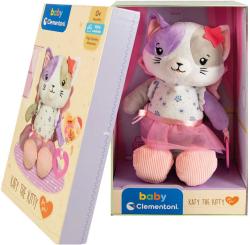 Clementoni PLYŠ Baby můj první kočička 28cm v dárkové krabici pro miminko