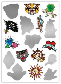Clementoni Tetování Crazy CHIC mystické pro kluky a holky