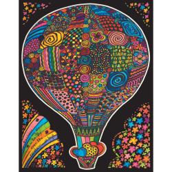 Colorvelvet Sametový obrázek Balón 47x35cm Colorvelvet Sametový obrázek Balón 47x35cm