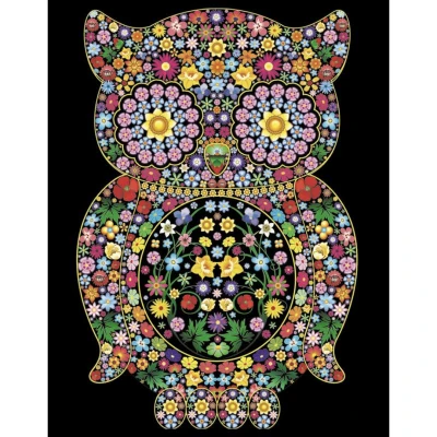 Colorvelvet Sametový obrázek Sova 50x70cm Colorvelvet Sametový obrázek Sova 50x70cm