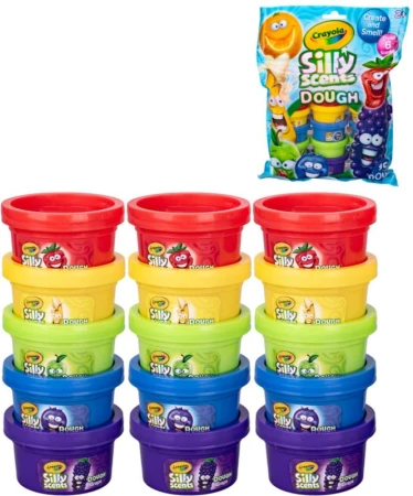 CRAYOLA Tvarovací hmota vonící ovoce set 15x28g v kelímku 5 druhů CRAYOLA Tvarovací hmota vonící ovoce set 15x28g v kelímku 5 druhů