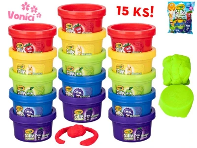 CRAYOLA Tvarovací hmota vonící ovoce set 15x28g v kelímku 5 druhů