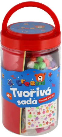 Created Tvořivá dětská velká kreativní sada v plastové dóze