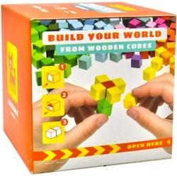 Cubika DŘEVO Pixel Utajené zvířátko různé druhy 64 dílků 3D (stavebnice)