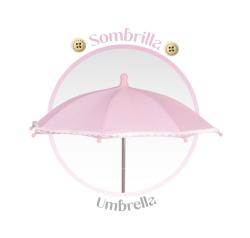 Decuevas Kočárek Reborn 2025 skládací s taškou pro panenku miminko