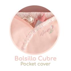 Decuevas Kočárek Tulipe 2025 skládací s taškou pro panenku miminko