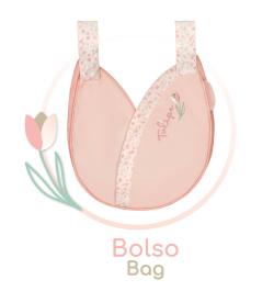 Decuevas Kočárek Tulipe 2025 skládací s taškou pro panenku miminko