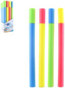 Dělo vodní soft 60cm pěnová trubice lehká dvoubarevná na vodu 4 barvy