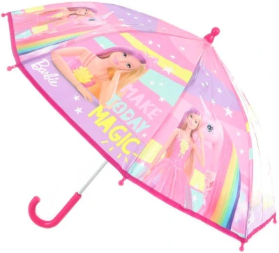 Deštník dětský Barbie manuální 56x66cm Deštník dětský Barbie manuální 56x66cm