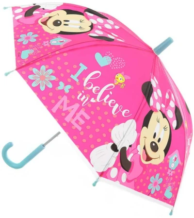 Deštník dětský Disney Minnie Mouse 65x65x6cm manuální otevírání Deštník dětský Disney Minnie Mouse 65x65x6cm manuální otevírání