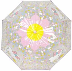 Deštník dětský Hello Kitty průhledný 67x71cm manuální otevírání