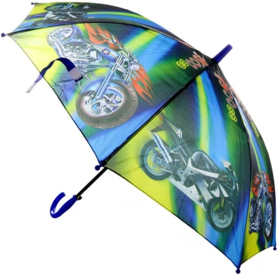 Deštník dětský klučičí Auta / Motorky vystřelovací různé druhy