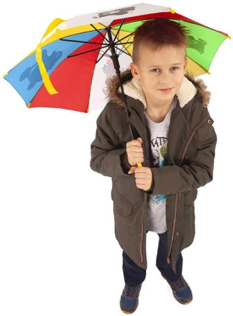Deštník dětský Krtek (Krteček) 70cm automatický se 4 obrázky barevný