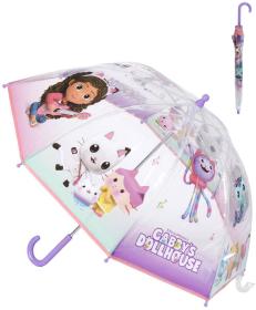 Deštník dětský manuální 45x71cm Gábinin kouzelný domek