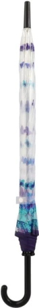 Deštník dětský průhledný 80cm s motýlky plast/kov