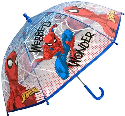 Detský dáždnik Spiderman manuálne otváranie 63x73cm Detský dáždnik Spiderman manuálne otváranie 63x73cm