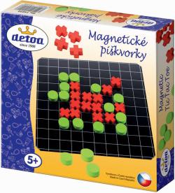 Detoa DŘEVO Hra Piškvorky magnetické (společenská hra)