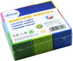 Detoa DŘEVO Kostky barevné kubus set 9ks (dřevěná hračka)