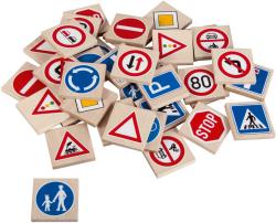 Detoa DŘEVO Pexeso dopravní značky 36 dílků (dřevěná hračka)