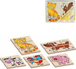 Detoa DŘEVO Puzzle skládanka zvířátka 12 dílků (dřevěná hračka) Detoa DŘEVO Puzzle skládanka zvířátka 12 dílků (dřevěná hračka)