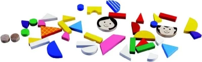 Detoa Puzzle děti magnetické (dřevěná hračka)