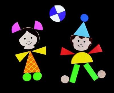 Detoa Puzzle děti magnetické (dřevěná hračka)